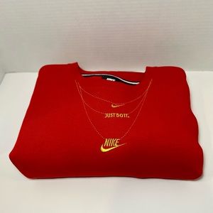 Men’s Nike Crewneck |Size: Large | Color:Red